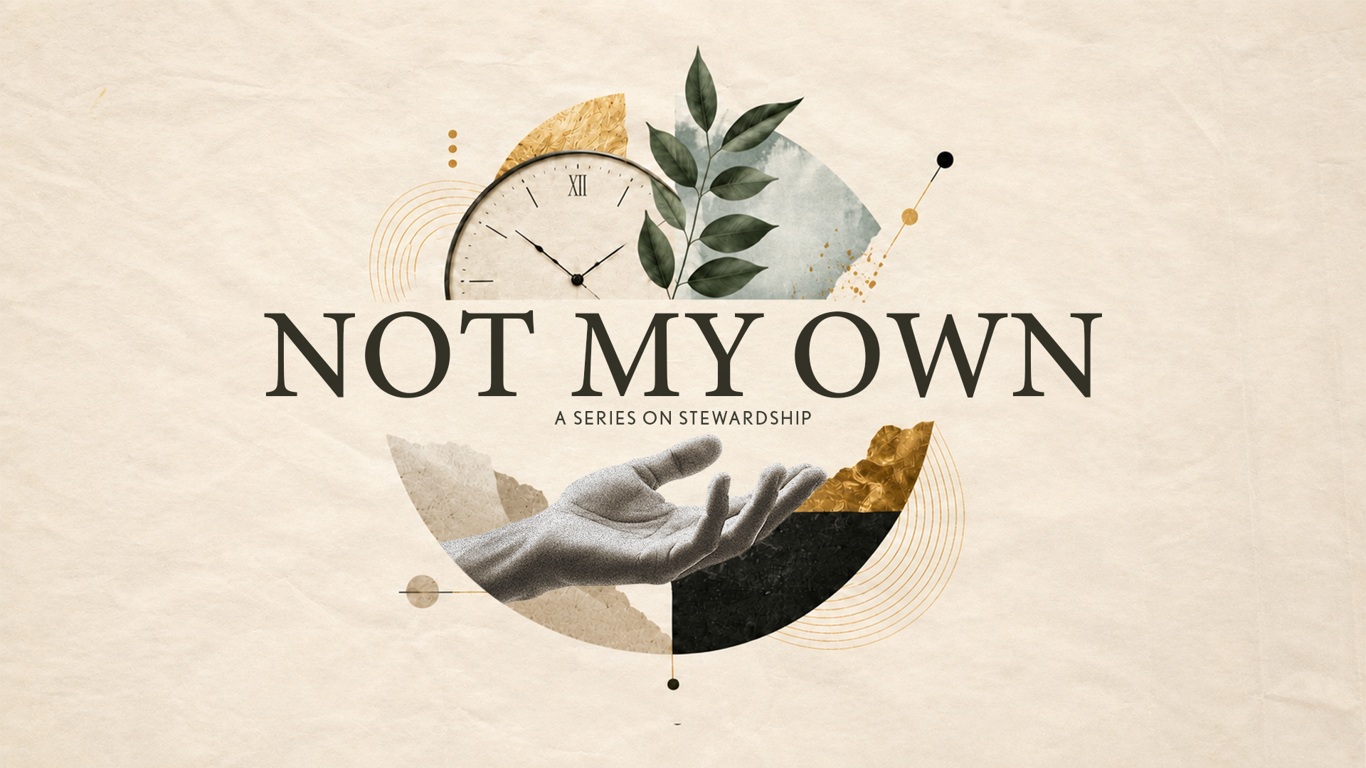 Graphic for Not My Own: Biblical Stewardship and the Freedom of Open-Handed Living blog post